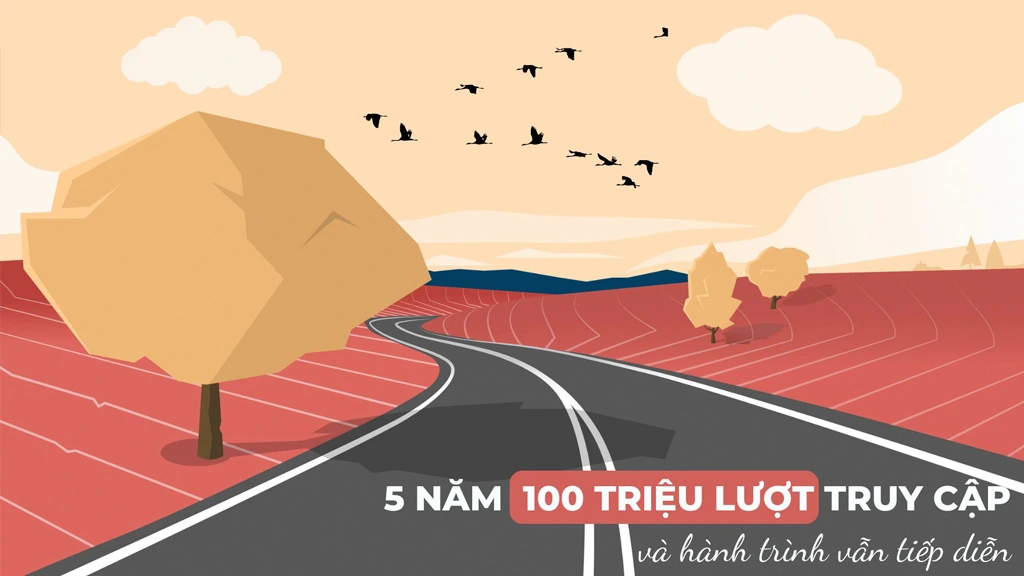 Cảm ơn bạn – 5 năm, 100 triệu lượt truy cập, và hành trình vẫn tiếp diễn