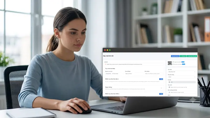 Hướng dẫn cập nhật link gốc cho link rút gọn